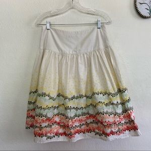 J Jill Cotton Skirt 8P